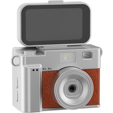 EVAİO Mini Dijital Kamera S166 - 2k Video Flaşlı 180° Ekran