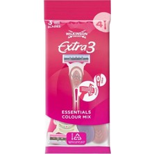 Wilkinson Sword Extra 3 Beauty - Oynar Başlıklı Kullan At Tıraş Bıçağı 4'lü Paket
