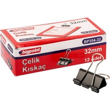 Bigpoint 12'li Kutu Çelik Kıskaç 32 mm Paslanmaz Çelikten Üretilmiştir