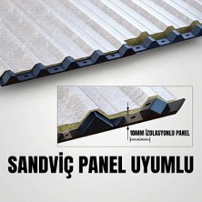Style Sandviç Panel Kuşgirmez PLASTIK ÖN KAPATMA ÇITASI 5 HADVELİ BEYAZ RENK