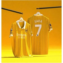 Portego Arsenal 2024-25 Sezonu Özel Konsept Bukayo Saka Forması (Yellow)
