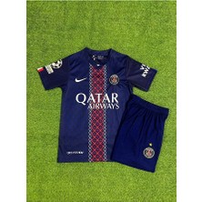 Portego Psg 2024/25 Yeni Sezon Kvaratskhelia Iç Saha Çocuk Forması (Lacivert)