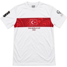 Portego Türkiye Ay Yıldızlı 2026 Wc Isimsiz Baskısız Beyaz Yetişkin Forması
