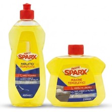 Asperox Sparx Parlatıcı Kurutucu 400ML + Asperox Sparx Makine Temizleyici 250ML