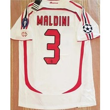 Portego A.c M.i.l.a.n 2007 Şampiyonlar Ligi Finali Paolo Maldini Nostalji Forması (White)