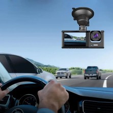 Eco Lounge Araç Araba Kamerasi Black Box Traffic Recorder  3 Kameralı BX40