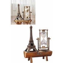Eco Lounge Paris Eyfel Kulesi Hediyelik Eyfel Retro Kum Saati Dekoratif Eşya