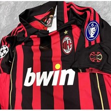 Portego A.c Milan 2006/07 Isimsiz Özel Nostalji Forması (Kırmızı - Siyah)