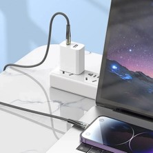 Eco Lounge LED Işık Uçlu Sağlam Ip Kablolu USB To Lightning Hızlı Şarj Kablosu