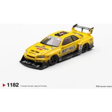 Mini T Mini Gt 1/64 1182 Nissan LB-ER34 Super Silhouette Skyline - Sport Yellow