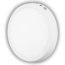 Semel 1 Adet Cata Ct 5271 Sıva Üstü 25W Yuvarlak LED Spot 6400K Beyaz Işık