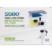 Sobo AQ-152H Bio Askı Filtre 8 Wt 600 L/h