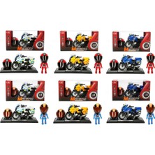 Eco Lounge 1:14 Sesli ve Işıklı Bmw Die Cast Çek Bırak Motosiklet