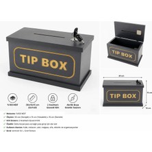 Bozkurt Cnc Bahşiş Kutusu Gri 2 Anahtarlı Cnc Kazıma Tıp Box Yazılı Güvenli Şık Modern 30X15X15CM - %100 Mdf