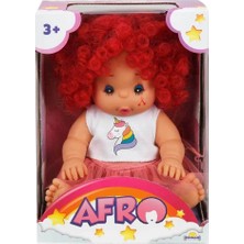 Eco Lounge 20040 Afro Kıvırcık Saçlı Bebek 23 cm - Stokta Olan Renk Gönderilir