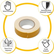 Eco Lounge Çok Amaçlı Tüm Yüzeylerde Kullanıma Uygun Beyaz Çift Taraflı Köpük Sünger Montaj Bant BX40