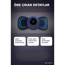 Eco Lounge 8 Mod 19 Seviyeli LCD Ekranlı Ems Boyun Omuz Sırt Bel Masaj Bandı USB Şarjlı BX-313575