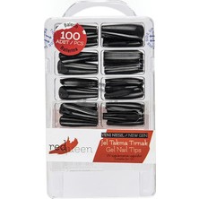 Red Queen Redqueen Jel Takma Tırnak Stiletto RQ-1452 Siyah
