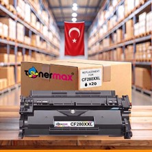 tonermax Hp Laserjet Pro 400 M425 Muadil Toner Çipli CF280XXL 20'li