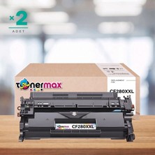 tonermax Hp Laserjet Pro 400 M425DN Muadil Toner Çipli CF280XXL 2'li
