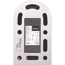 Ayrex M-Pets My Scratchy Tenneessee Karton Kedi Tırmalaması Beyaz 50X30X6CM