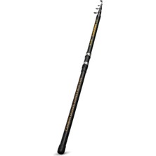 Ayrex Bauer Savarona 412 cm Carbon Modül Destekli 100-200 gr Teleskobik Surf Olta Kamışı