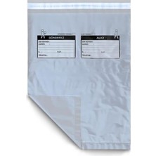 Ayrex Gri Kargo Poşeti 24X30+5 cm - 100 Adet
