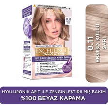 Ayrex L'oréal Paris Excellence Cool Creme Saç Boyası - 8.11 Ekstra Küllü Sarı