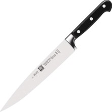 Ayrex Profesyonel S Dilimleme Bıçağı, 200 Mm, Paslanmaz Çelik, Siyah