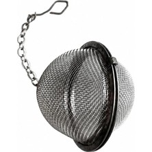 Ayrex Zincirli Bitki Çayı Süzgeci 5,5 cm – Paslanmaz Metal Çay Demleme Topu ve Pudra Şekeri E