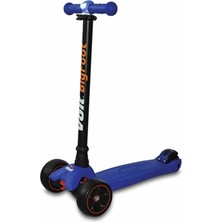 Ayrex Big Foot 3 Tekerlekli Işıklı Siyah Scooter Lacivert