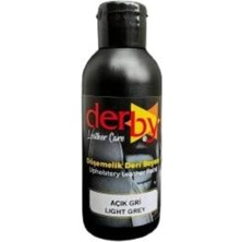 Ayrex Derby Deri Döşeme Araç Direksiyon ve Koltuk Boyası 100 ml Açık Gri