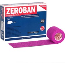 Ayrex Zeroban Kompresyon Bandajları 5cm x 4,5m (Mor)