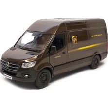 Ayrex Kinsmart Mercedes-Benz Sprinter Ups Sürümü Teslimat Van 1:48 Ölçekli 5 Inç