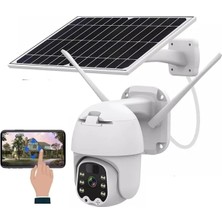 Ayrex Yellowtech Sim Kartlı 4g Ptz 360 Hareketli Solar Güneş Enerjili 1080P Kamera Türkçe Progr
