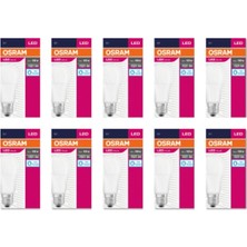 Ayrex Osram LED Value 13W Beyaz Işık E27 1521LM Ampul, 10'lu Paket