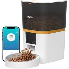 Ayrex Haustier QQ003-V2 Akıllı Otomatik Kedi Mama Kabı, Tuya App-Wifi Uzaktan Kontrol, 6lt Hazne