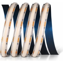 Ayrex Cob Şerit LED 12V 5 Metre 216 Led/m 3200K Günışığı Cob LED Strip Şerit Aydınlatma