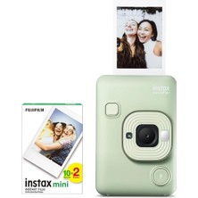 Ayrex Fujifilm Instax Mini Liplay Hybrid Matcha Green Fotoğraf Makinesi 20'li Film