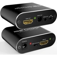 Ayrex 4365 HDMI To HDMI Optik Stereo 2.0 4K Ayırıcı Çevirici Dönüştürücü Adaptör