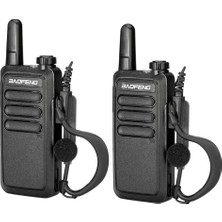 Ayrex Valkyrie Baofeng 2 Adet Bf-R5 El Telsizi Seti - Çift Kulaklık 2li Set Lisanssız Şarjlı 16
