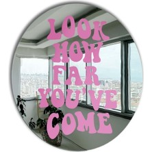 Ayrex Postifull Yuvarlak Ayna - Pinterest Ayna, Pinterest Oda Dekoru, Dekoratif Yazılı Ayna, Renkl