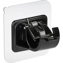 Ayrex Microcase Yapışkanlı Boru Tipi Çok Amaçlı Perde Havlu Çubuk Tutucu Kanca Askılık -Al4