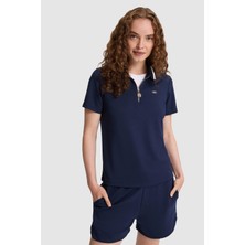 U.S. Polo Assn. Kadın Lacivert Tişört 50323481 VR033