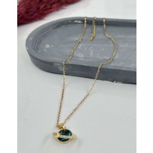 Yasel Takı & Çanta Çelik Gezegen Figürlü Kadın Kolye