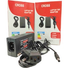 12V 5A 5.5*2.5mm LED / Uydu / Modem Adaptörü Cross