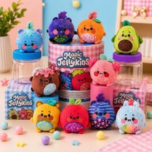 Silveryrose Store Magic Jelly Skins Sihirli Kavanoz , Su Eklenen Çalkalanan Kavanoz Sürpriz Peluş