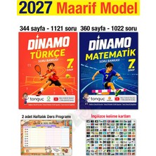 Tonguç Akademi 7. Sınıf 2027 Türkçe Matematik Dinamo Soru Bankası Maarif Yeni Müfredat Bağlam Temelli