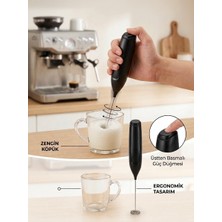 Tafu Global Yumurta Karıştırıcı Süt Köpürtücü El Mikseri Pilli Kahve Çırpıcı