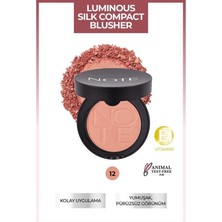 Note Luminous Silk Compact Blusher N°12